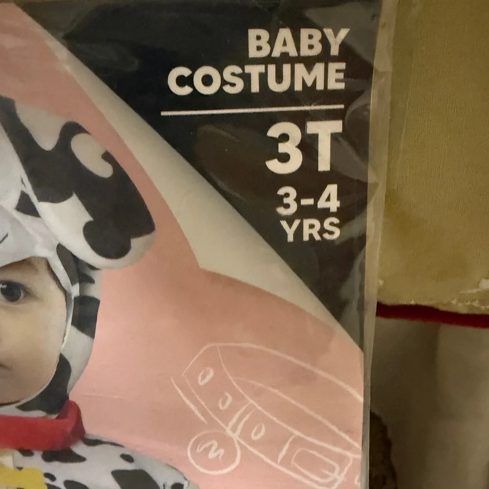 Spooktacular Creations Baby Dalmatian Costume Size 3T unisex‎ NWT